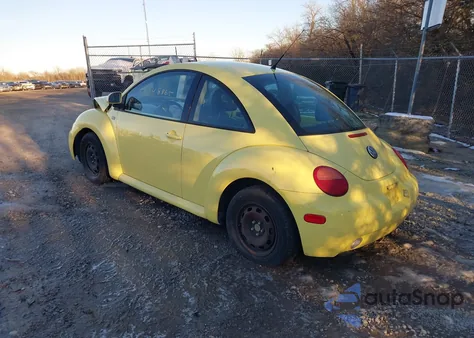 2000 Volkswagen New Beetle Gls из США, поврежденный, VIN 3VWCA21C4YM463263